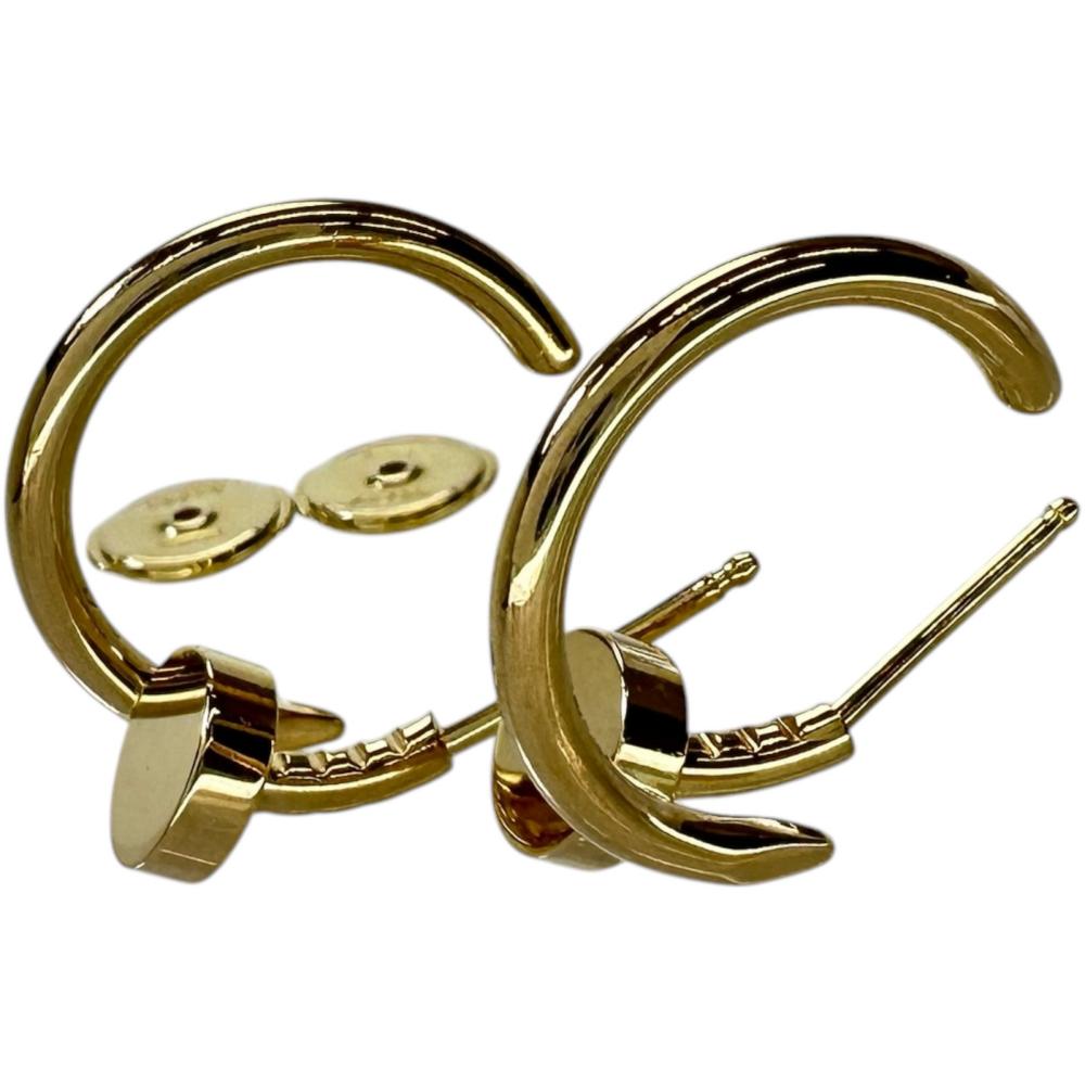 CARTIER/カルティエ】 ジュストアンクル フープ スモール ピアス K18