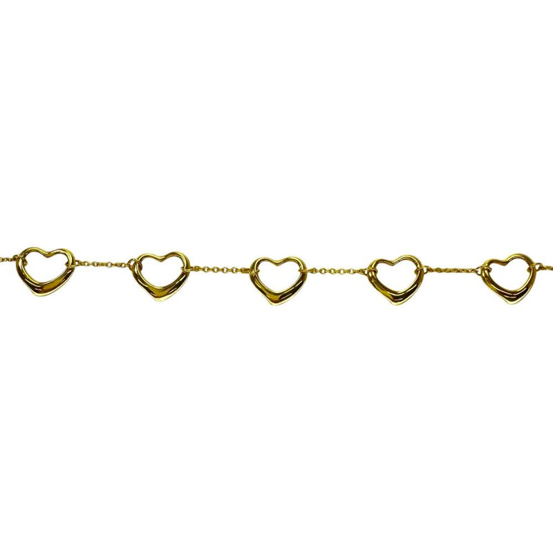 TIFFANY&Co./ティファニー】 オープンハート5P ネックレス K18YG