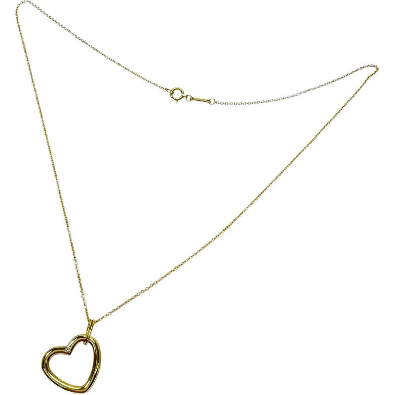 TIFFANY&Co./ティファニー】 ハート 1Pダイヤモンド ネックレス K18