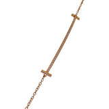 【TIFFANY&Co./ティファニー】 Tスマイル ミディアム ダイヤモンド ブレスレット K18PGピンクゴールド 18金 2.3g 16.5cm レディース
【中古】【真子質店】【GD】




【TxSx】