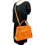 【FENDI】 Peekaboo Pocket Regular 8BN312 2WAY Handbag Shoulder Bag Leather Orange/Gold Hardware Ladies 【Used】 【Makoto Shichiten】 【BL】

【ISYS】
