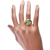 Paraiba Tourmaline 1.52ct Diamond Ring K18 Gold 18K 10.2g Women's Ring Size 13.5

【Used】【Makoto Shichiten】【NN】

【IKTx】