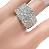 Size: 12.5 (Japanese size) Half Pave Diamond (estimated G-SI-GOOD class) 2.85ct Ring Pt900 Platinum 19.1g Ladies
【Used】【Makoto Shichiten】【NN】

【TxMax】