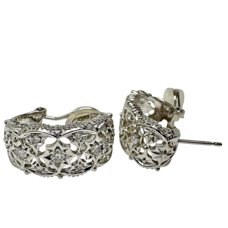 ダイヤモンド 0.16×2 ct ピアス Pt900プラチナ 12.1g レディース