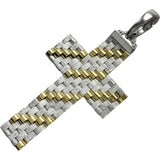 Cross Motif Watch Strap Style Italian Jewelry Pendant Top K18YG Yellow Gold 18K/K18WG White Gold 18K/(Analyzed) 5.9g Ladies
[Used] [Makoto Shichiten] [BL]




【IxMax】
【ex】