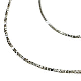 Venetian Chain Necklace (Chain Only) K18WG White Gold 18K 0.8g 40cm Ladies
[Used] [Makoto Shichiten] [BL]

[IDx]
[ex]