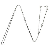 Venetian Chain Necklace (Chain Only) K18WG White Gold 18K 0.8g 40cm Ladies
[Used] [Makoto Shichiten] [BL]

[IDx]
[ex]