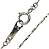 Venetian Chain Necklace (Chain Only) K18WG White Gold 18K 0.8g 40cm Ladies
[Used] [Makoto Shichiten] [BL]

[IDx]
[ex]