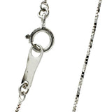Venetian Chain Necklace (Chain Only) K18WG White Gold 18K 0.8g 40cm Ladies
[Used] [Makoto Shichiten] [BL]

[IDx]
[ex]