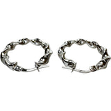环形麻花设计耳环 K18WG白金 18K 2.1g 女士
【中古典当】【BL】




【MaYx】
【ex】