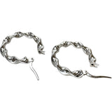 环形麻花设计耳环 K18WG白金 18K 2.1g 女士
【中古典当】【BL】




【MaYx】
【ex】