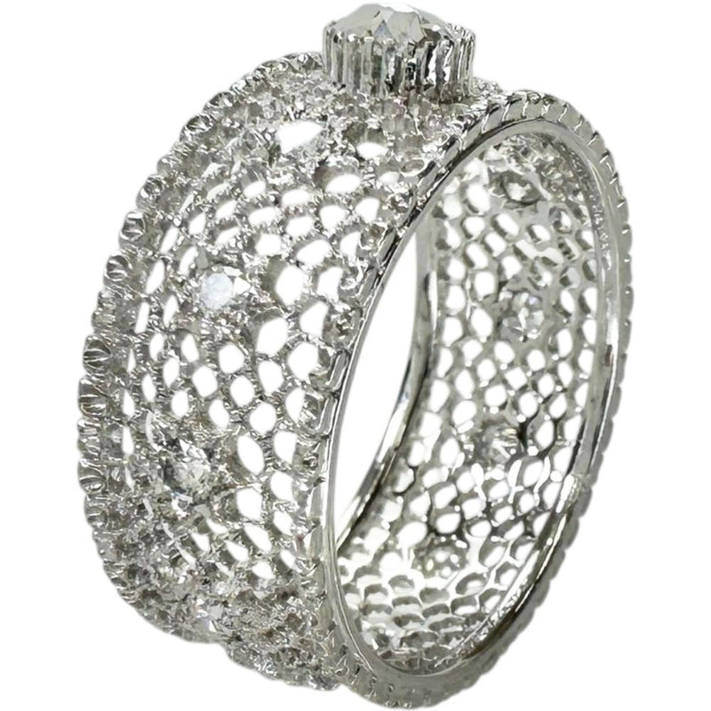 14.5号 ダイヤモンド（ローズカット含む） 0.50ct リング・指輪 K18WG