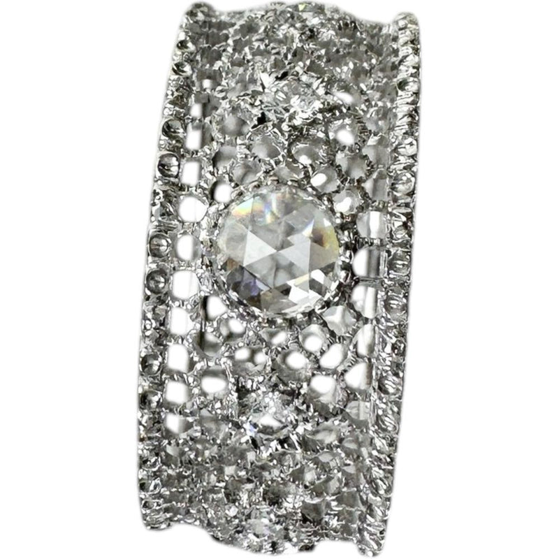 14.5号 ダイヤモンド（ローズカット含む） 0.50ct リング・指輪 K18WG