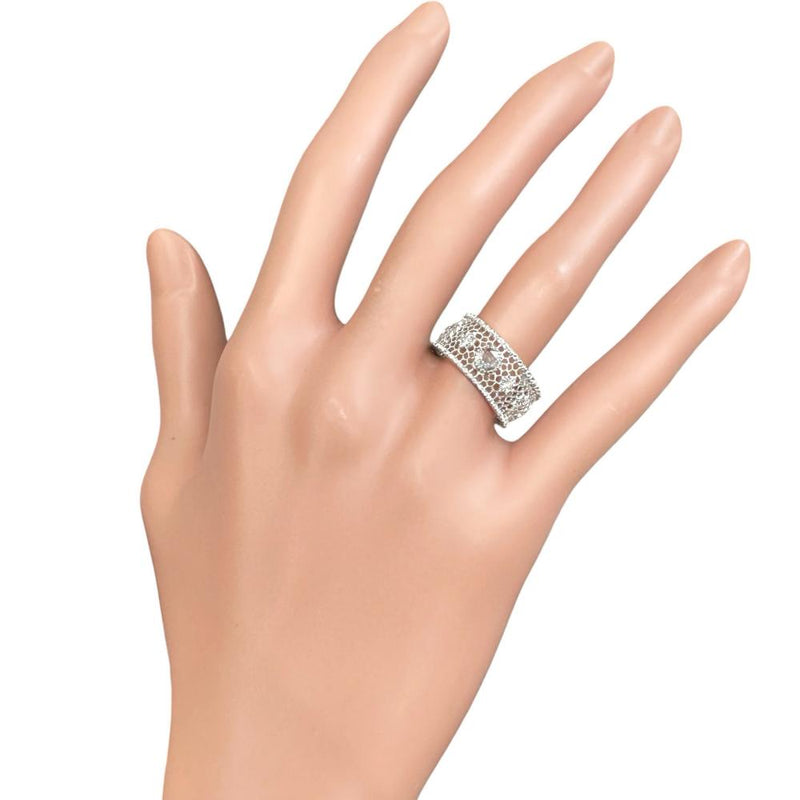 14.5号 ダイヤモンド（ローズカット含む） 0.50ct リング・指輪 K18WG