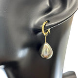 Hoop 2-Way Black Baroque Pearl 11.5mm Earrings K18 Gold 18K 5.7g Ladies
【Used】【Makoto Shichiten】【NN】




【Ixx】