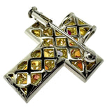 胸针两用 十字架图案 多色蓝宝石 共2.27ct 钻石 共0.54ct 吊坠顶部 Pt900铂金/K18黄金 18K金/K14WG白金(针根) 7.2g 女士
【中古】【真子质店】【NN】




【IIxx】