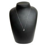 [4℃] Crescent Moon Light Blue/Clear Stone Necklace K10WG White Gold 10K 1.3g 39.5cm Ladies
[Used] [Makoto Shichiten] [NN]

[IDMa]