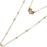 【AHKAH】 Diamond 0.02ct Necklace Cornet Necklace K18 Gold 18K 1.0g 39.5cm Ladies
【Used】【Makoto Shichiten】【NN】

【TDT】