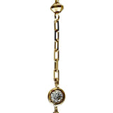 【AHKAH】 Diamond 0.02ct Necklace Cornet Necklace K18 Gold 18K 1.0g 39.5cm Ladies
【Used】【Makoto Shichiten】【NN】

【TDT】