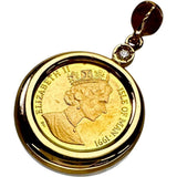 1P Diamond Pendant Top Isle of Man Cat Coin 1991 1/25OZ K18 Yellow Gold (18K)/K24 Yellow Gold (24K, Fine Gold) 3.1g Ladies
【Used】【Makoto Shichiten】【BL】




【MoMix】
【ex】