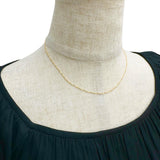 Screw Chain Necklace K18 Gold 18K 1.2g 40cm Ladies
[Used] [Makoto Shichi Store] [BL]




【TIx】
【ex】
