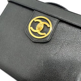 【CHANEL/シャネル】 バニティ A01999 2WAYショルダーバッグ ハンドバッグ 29番（2020年頃） キャビアスキン ブラックレザー/ゴールド金具 レディース【中古】【真子質店】【BL】




【TIIK】