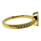 Size 13 Central Diamond (Estimated K-SI1) 0.61ct Side Diamonds Total 0.14ct Ring K18 Gold 18K 2.4g Ladies
[Used] [Makoto Shichiten] [NN]

[SMaMo]