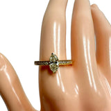 Size 13 Central Diamond (Estimated K-SI1) 0.61ct Side Diamonds Total 0.14ct Ring K18 Gold 18K 2.4g Ladies
[Used] [Makoto Shichiten] [NN]

[SMaMo]