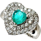 9号 ハートモチーフ ブラジル産パライバトルマリン 0.72ct ダイヤモンド 0.48ct リング・指輪 Pt900プラチナ 8.2g レディース
【中古】【真子質店】【NN】




【MaMaxx】