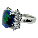 11号 ブラックオパール 1.27ct ダイヤモンド 計0.77ct リング・指輪 Pt900プラチナ 9.4g レディース
【中古】【真子質店】【NN】




【IMoIMi】