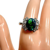 11号 ブラックオパール 1.27ct ダイヤモンド 計0.77ct リング・指輪 Pt900プラチナ 9.4g レディース
【中古】【真子質店】【NN】




【IMoIMi】