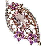 Morganite 6.06ct Pink Sapphire 0.92ct Diamond 0.62ct Pendant Top K18PG Pink Gold 18k 7.8g Ladies
[Used] [Makoto Shichiten] [NN]




[IMiTY]