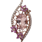 Morganite 6.06ct Pink Sapphire 0.92ct Diamond 0.62ct Pendant Top K18PG Pink Gold 18k 7.8g Ladies
[Used] [Makoto Shichiten] [NN]




[IMiTY]