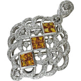 Yellow Sapphire 2.11ct Diamond 0.92ct Pendant Top K18WG White Gold 18K 11.6g Ladies
【Used】【Makoto Shichiten】【NN】




【TMaKY】
