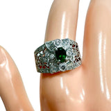15号 エメラルド 0.28ct ダイヤモンド 計0.62ct リング・指輪 K18WGホワイトゴールド 18金 6.3g レディース
【中古】【真子質店】【NN】




【IMaSK】