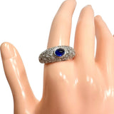 16.5号 サファイア 0.74ct ダイヤモンド 計0.93ct リング・指輪 Pt900プラチナ 7.7g レディース
【中古】【真子質店】【NN】




【SSx】