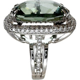10.5 Green Quartz Diamond Ring K14WG White Gold 14K (X-ray Analyzed) 13.9g Women's
【Used】【Makoto Shichiten】【NN】




【IKYx】