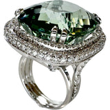 10.5 Green Quartz Diamond Ring K14WG White Gold 14K (X-ray Analyzed) 13.9g Women's
【Used】【Makoto Shichiten】【NN】




【IKYx】