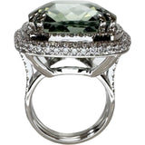 10.5 Green Quartz Diamond Ring K14WG White Gold 14K (X-ray Analyzed) 13.9g Women's
【Used】【Makoto Shichiten】【NN】




【IKYx】