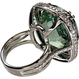 10.5 Green Quartz Diamond Ring K14WG White Gold 14K (X-ray Analyzed) 13.9g Women's
【Used】【Makoto Shichiten】【NN】




【IKYx】