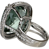 10.5 Green Quartz Diamond Ring K14WG White Gold 14K (X-ray Analyzed) 13.9g Women's
【Used】【Makoto Shichiten】【NN】




【IKYx】