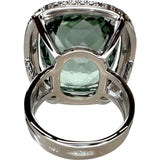 10.5 Green Quartz Diamond Ring K14WG White Gold 14K (X-ray Analyzed) 13.9g Women's
【Used】【Makoto Shichiten】【NN】




【IKYx】