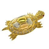 Turtle Motif Diamond Total 0.24ct Pendant Top K18 Gold 18k/Pt900 Platinum/K24 Gold (Buddha) Analyzed 12.6g Ladies
[Used] [Makoto Shichiten] [NN]




[TMoMax]
