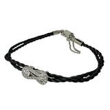 Magnetic Diamond 0.20/0.27 ct Bracelet K18WG White Gold 18K/Black String 5.7g 16cm Ladies
[Used] [Makoto Shichiten] [NN]




[MoMox]