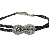 Magnetic Diamond 0.20/0.27 ct Bracelet K18WG White Gold 18K/Black String 5.7g 16cm Ladies
[Used] [Makoto Shichiten] [NN]




[MoMox]