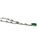 Emerald 0.34ct Diamond Total 0.18ct Necklace Pt900 Platinum/Pt850 Platinum 3.5g 40cm Ladies
[Used] [Makoto Shiten] [NN]

[DDx]