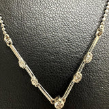 Emerald 0.34ct Diamond Total 0.18ct Necklace Pt900 Platinum/Pt850 Platinum 3.5g 40cm Ladies
[Used] [Makoto Shiten] [NN]

[DDx]