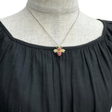 Bee Motif 2WAY Pendant Top Ruby 0.87ct Brooch K18 Gold 18K 3.2g Ladies
[Used] [Makoto Shichiten] [NN]




[YIY]