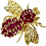 Bee Motif 2WAY Pendant Top Ruby 0.87ct Brooch K18 Gold 18K 3.2g Ladies
[Used] [Makoto Shichiten] [NN]




[YIY]