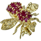 Bee Motif 2WAY Pendant Top Ruby 0.87ct Brooch K18 Gold 18K 3.2g Ladies
[Used] [Makoto Shichiten] [NN]




[YIY]